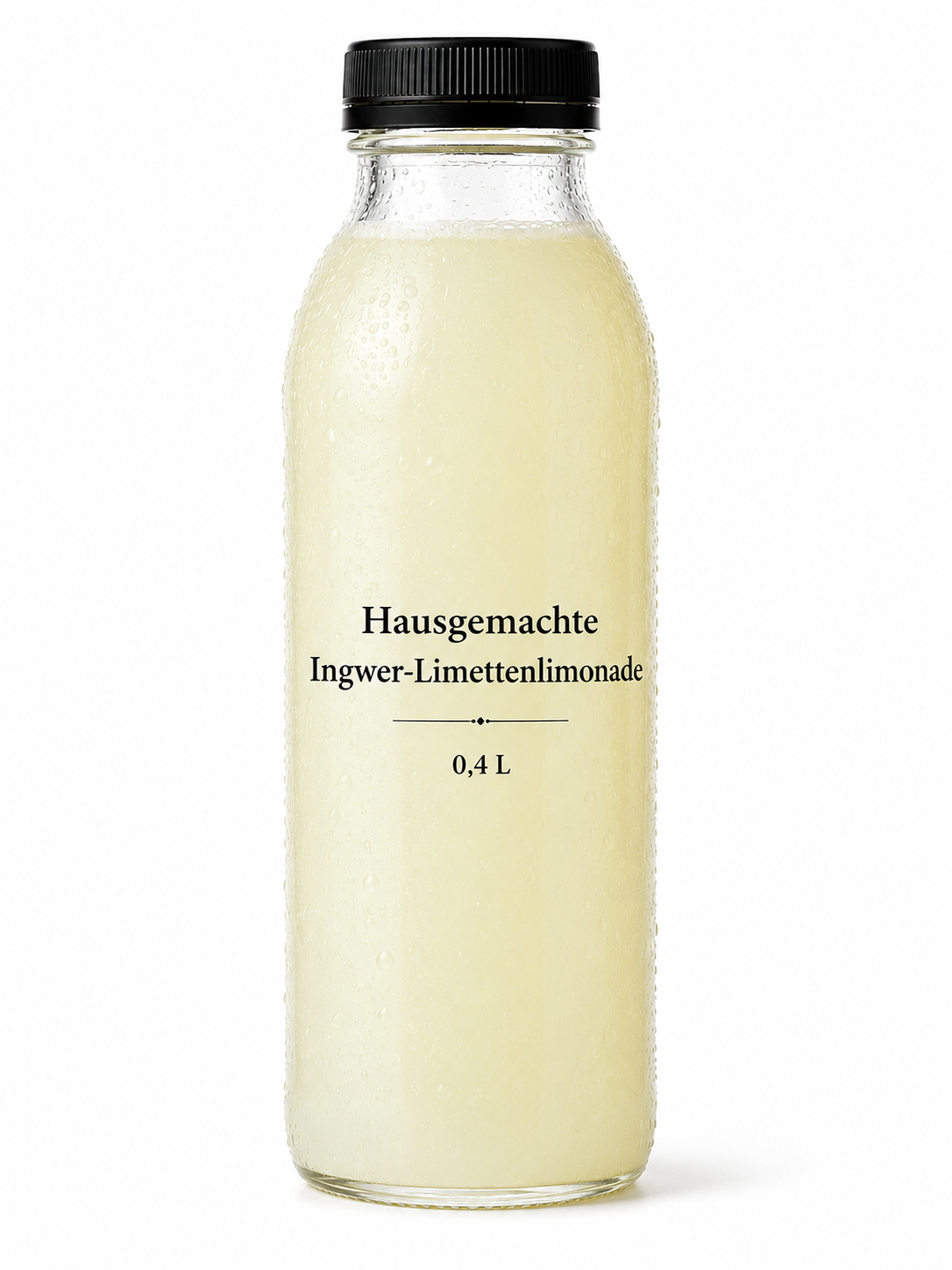 Hausgemachte Ingwer-Limettenlimonade 0,4 L